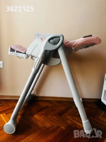 Cangaroo Детски стол за хранене I Eat розов, снимка 6 - Столчета за хранене - 51310102