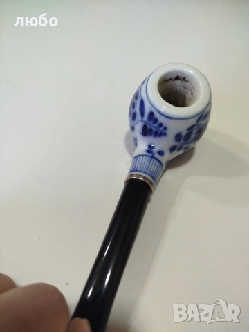 Колекционерска ЛУЛА Със Сребърен Пръстен , снимка 9 - Лули - 53824169