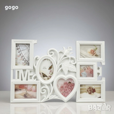декоративна фоторамка за 7 снимки, снимка 3 - Декорация за дома - 53774153