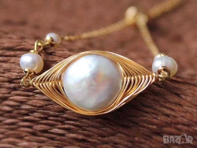 Бижута с естествени, култивирани перли - Авторска, бутикова бижутерия със сертификат, снимка 15 - Подаръци за жени - 53412691