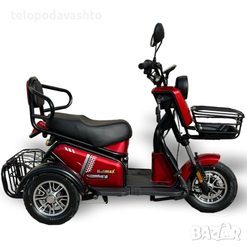 ПРОМОЦИЯ Електрическа Двуместна Триколка PUDDING 2000W мощният мотор - 2025г./ ТРИКОЛКИ, снимка 2 - Мотоциклети и мототехника - 48170454