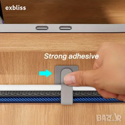 Самозалепващи се органайзери за кабели 5бр., снимка 5 - Други - 49224140