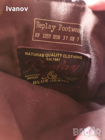 Replay зимни ботуши 37номер, снимка 7 - Дамски ботуши - 35954502