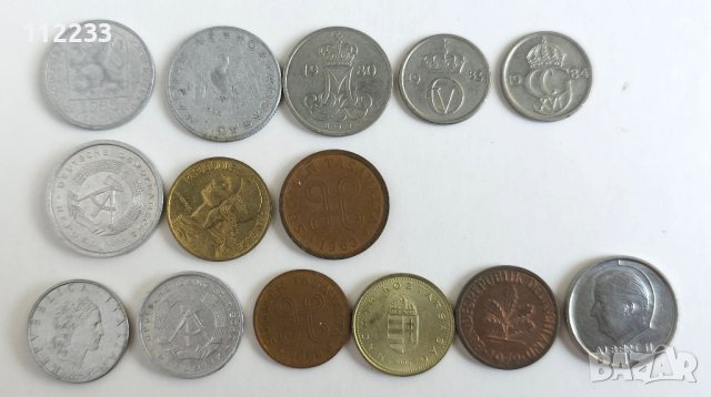 Лот дребни чуждестранни монети, снимка 2 - Нумизматика и бонистика - 40894867