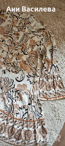 рокля М-л размер памук, снимка 4 - Рокли - 55969689