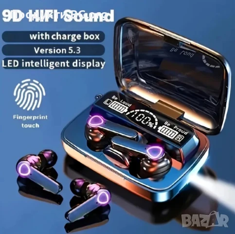 Безжични TWS слушалки с шумопотискане и 8 часа работа