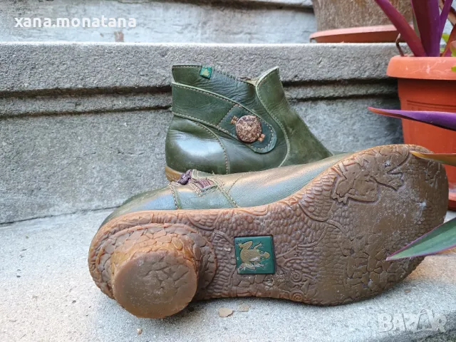 Арт боти естествена кожа 40 номер, снимка 3 - Дамски боти - 47916442