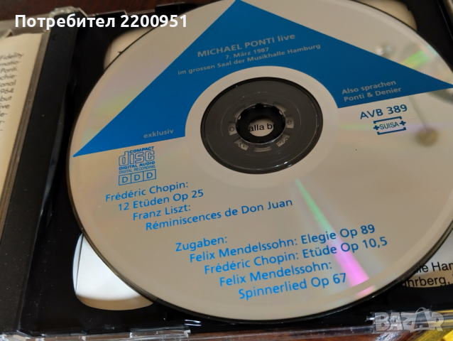MICHAEL PONTI, снимка 3 - CD дискове - 44657756
