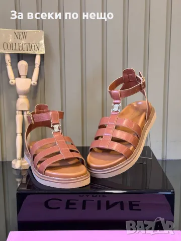 Celine Дамски Сандали Селин - 3 Налични Цвята Код E265, снимка 3 - Сандали - 50413149