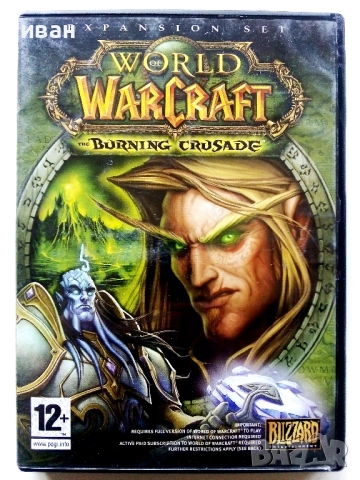 Игрa DVD-ROM WORLD of WARCRAFT - Burning crusad - EHPANSION SET DISK 1-5