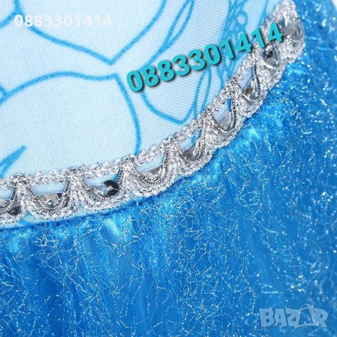 Рокля Елза Замръзналото кралство Frozen , снимка 17 - Детски рокли и поли - 34456068
