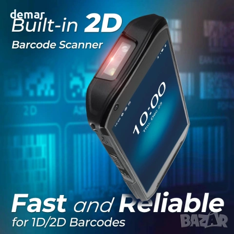 SVANTTO Android баркод скенер M09, 5.5-инчов екран, 6+64GB, IP66, снимка 3 - Други - 53813459