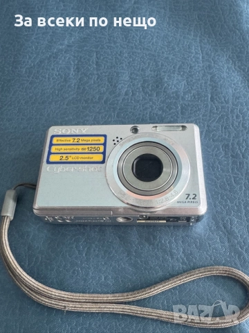 Цифров фотоапарат Sony CyberShot DSC-S750 , 7.2MP , 3x Zoom ,  Sony DSC-S750, снимка 4 - Фотоапарати - 56229084