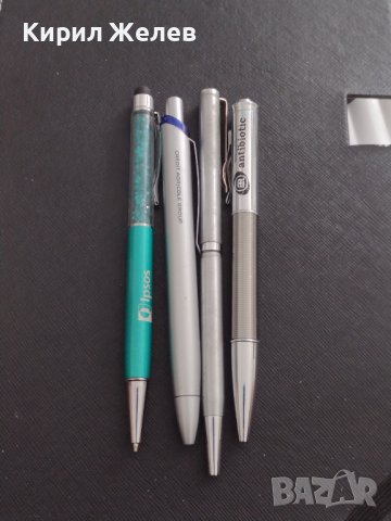 Стари химикалки 4 броя много красив дизайн за КОЛЕКЦИЯ ДЕКОРАЦИЯ БИТОВ КЪТ АРТ ПАНО 38387, снимка 7 - Други ценни предмети - 41160798