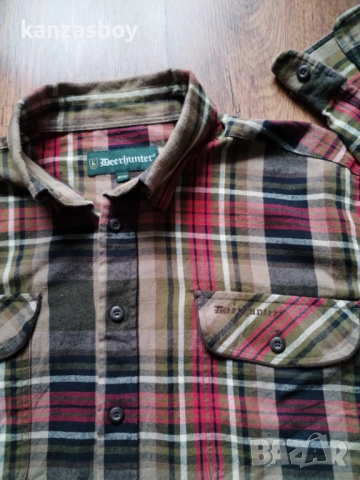 deerhunter evan bamboo shirt - мъжка ловна риза 41/42 L, снимка 2 - Ризи - 53513582