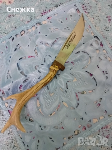 нож с дръжка от сърна, снимка 2 - Антикварни и старинни предмети - 52916920