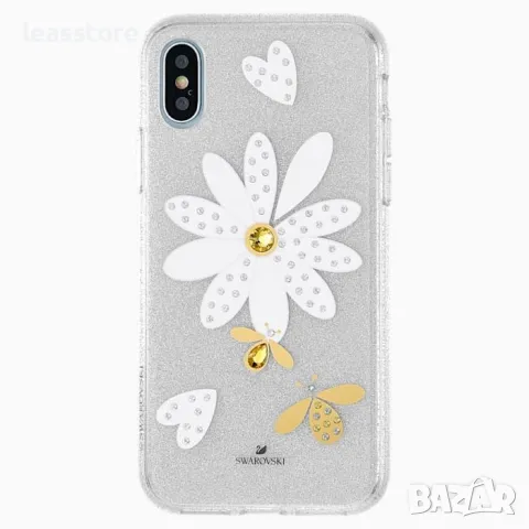 Оригинален луксозен кейс Swarovski IPhone X / XS, снимка 4 - Калъфи, кейсове - 49654141