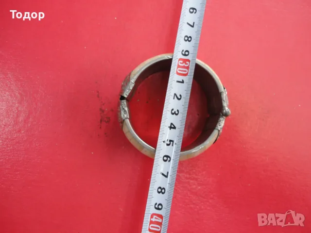Страхотна гривна бронз и рог 3, снимка 5 - Гривни - 49108983