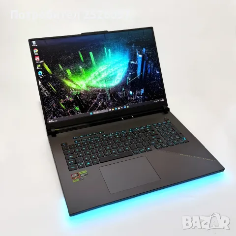 ASUS ROG Strix G18/240Hz WQXGA/Ryzen 9 9955HX 64MB/RTX 5070/1TB/RGB, снимка 2 - Лаптопи за игри - 55898314