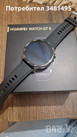 Смарт часовник Huawei Watch GT5-46 мм, черен