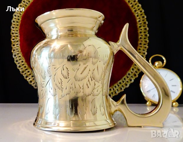 Бронзова чаша,халба Британска Индия,маркирана. , снимка 7 - Антикварни и старинни предмети - 41693297