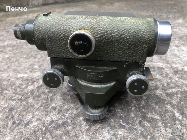 стар теодолит /бусола, нивелир/ "CARL ZEISS JENA", снимка 1