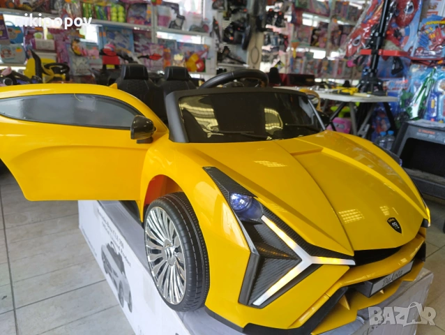 PORSCH Акумулаторна кола DAKOTA жълта, снимка 8 - Коли, камиони, мотори, писти - 53849149