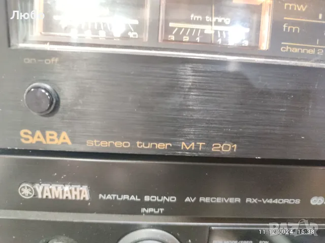 Тунер SABA MT201 stereo, снимка 7 - Декове - 48308100