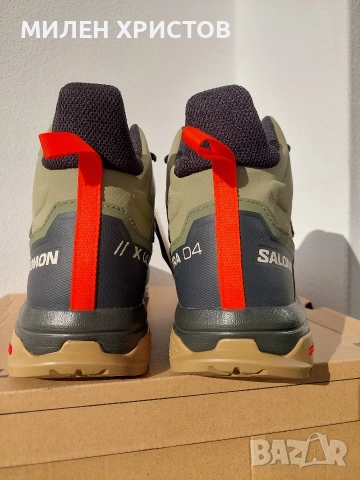 SALOMON X ULTRA MID GTX(Gore-Tex)-Чисто Нови с етикет и кутия-№48(48.5) , снимка 8 - Мъжки боти - 52943183