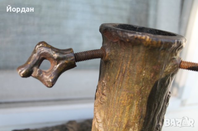 Чугунена стойка за елха 1920 г., снимка 5 - Антикварни и старинни предмети - 41726905