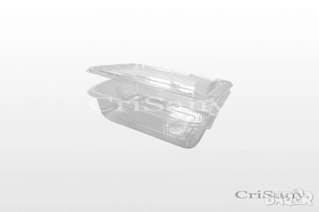 Кутии за съранение на храна от полиетилен PET (тарелки с капак) и бутилки, снимка 2 - Кутии за съхранение - 53399929