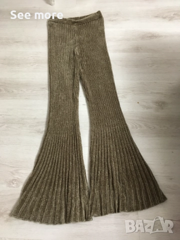 ARKET ефектен панталон тип русалка S, снимка 10 - Панталони - 52762431