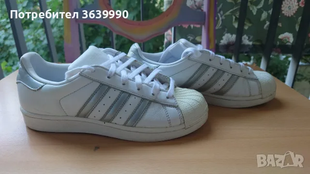 кецове adidas superstar, 37 и 1\3, снимка 2 - Кецове - 55769895