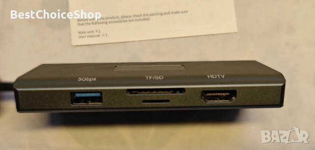 Докинг станция Microsoft Surface 10 в 1 с HDMI, Ethernet, USB PD, снимка 7 - Кабели и адаптери - 53515108