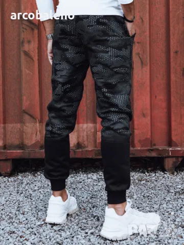 Мъжки спортен панталон с камуфлажен принт, 2цвята , снимка 8 - Панталони - 47561881