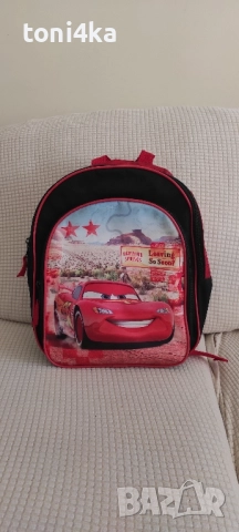 Малка детска раничка с Маккуин, снимка 1