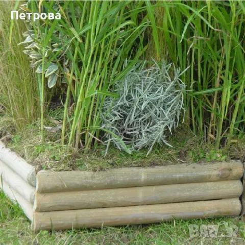 Дървена ограда-55х30 см./декоративна дървена оградка/декоративна ограда, снимка 2 - Огради и мрежи - 49089032