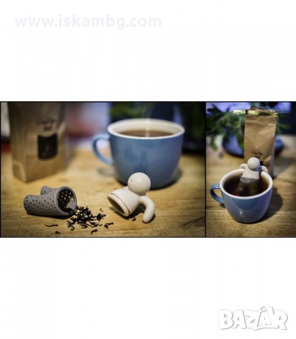 СИЛИКОНОВА ЦЕДКА ЗА ЧАЙ MR TEA - код 0772, снимка 5 - Аксесоари за кухня - 34068302