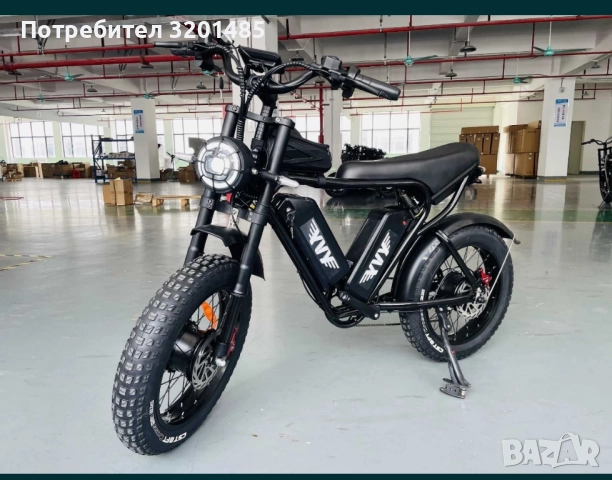 Електрически велосипед YVY/Ridstar Q20 Pro, 2000W, 40 AH, снимка 2 - Велосипеди - 52382575
