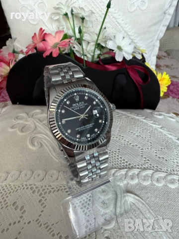 Rolex Нов Мъжки Часовник с Кварцов Механизъм Ролекс 