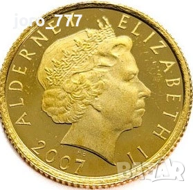 Златна монета "Принцеса Диана" 2007, снимка 2 - Нумизматика и бонистика - 53282371