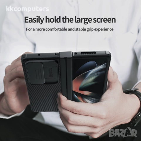 Samsung Galaxy Z Fold4 5G Удароустойчив NILLKIN CamShield Калъф и Протектор, снимка 2 - Калъфи, кейсове - 52807164