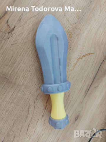 Първият бебешки меч, забавна дрънкалка за феновете на фентази, снимка 2 - Играчки за стая - 36294510