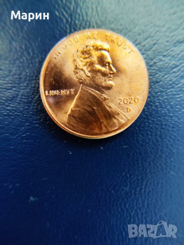 Линкълн Мемориален цент с ГРЕШКА в дизайна- Broadstrike (Неточно щанцоване)
