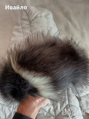 Дамско пухено зимно яке с качулка, снимка 2 - Якета - 48490880