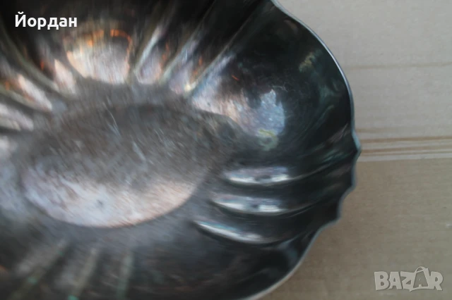 Сребърна фруктиера , снимка 8 - Антикварни и старинни предмети - 51392726