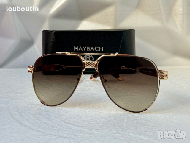 Maybach 2024 мъжки слънчеви очила маска 2 цвята, снимка 6 - Слънчеви и диоптрични очила - 44573028