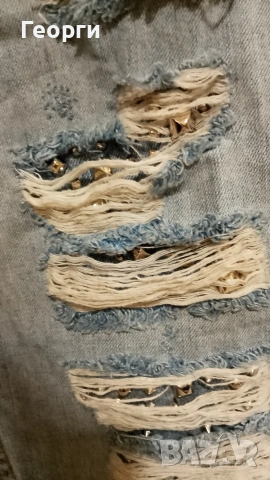 Оригинални дамски дънки Philipp Plein, снимка 2 - Дънки - 53775659