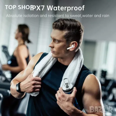 Намалени Безжични слушалки Спортни с кутия за зареждане Earbuds IPX7, снимка 7 - Bluetooth слушалки - 49203136
