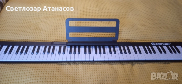 Дигитално сгъваемо пиано 88 клавиша Costway MU10097GB-DK, снимка 4 - Друга електроника - 53431387